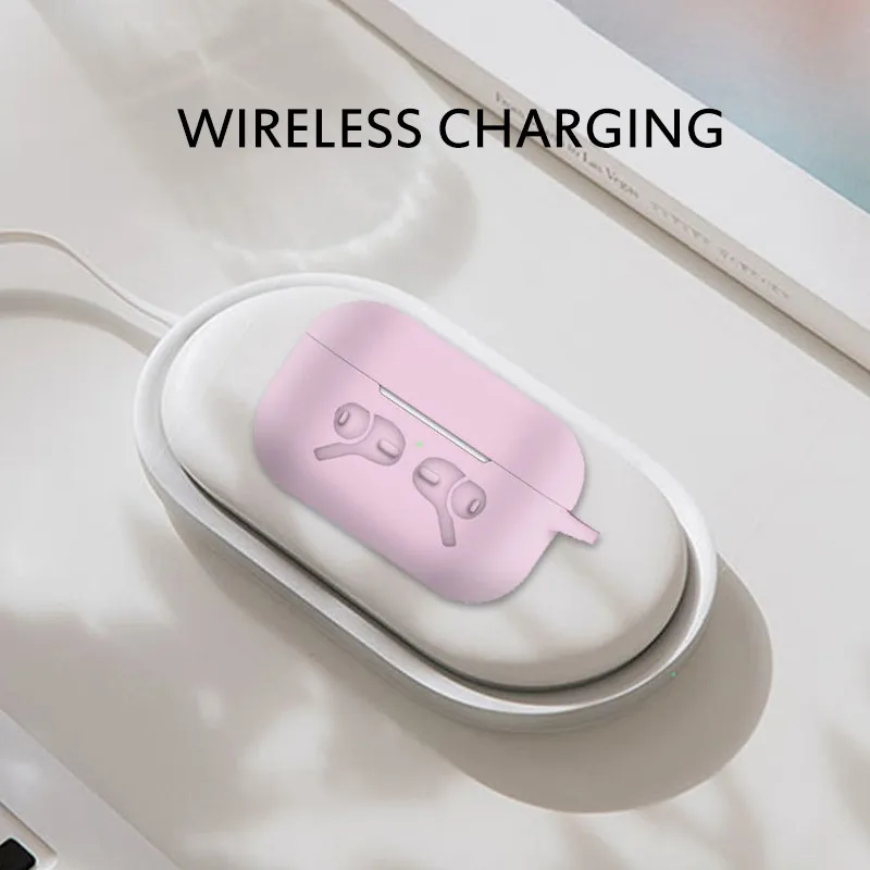 Силиконовый чехол с крючком защитный для Apple Airpods Pro TWS Bluetooth наушников s |