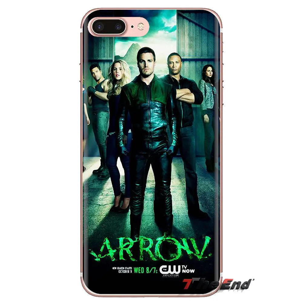 For iPhone XS Max XR X 4 4S 5 5S 5C SE 6 6S 7 8 Plus Samsung Galaxy J1 J3 J5 J7 A3 A5 TPU Case Justice League Green Arrow Oliver |