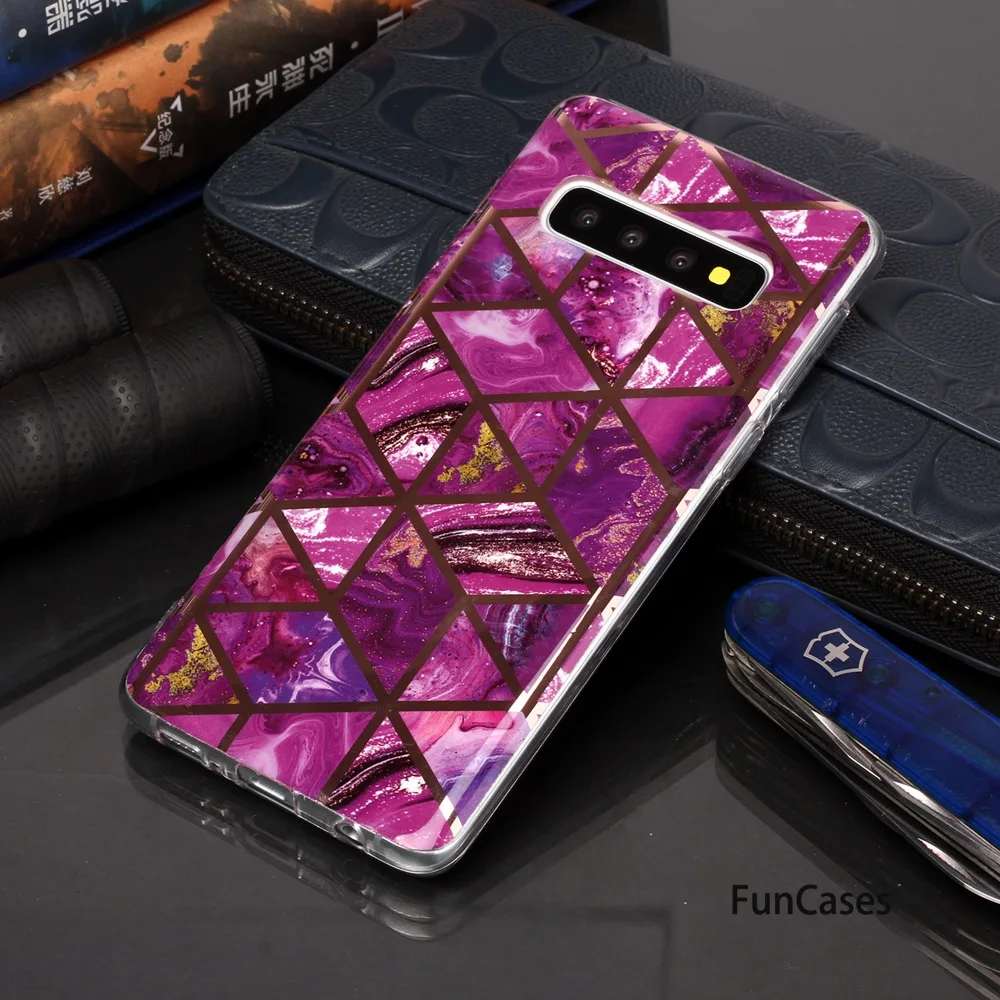 Чехлы для carcaso Samsung S10 Мягкий защитный чехол из ТПУ с леопардовым принтом Estojo Galaxy