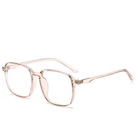 new tr90 square rim anti blue light spectacle frames mens simple trendy eyeglasses ladies retro fashionable myopia eyewears