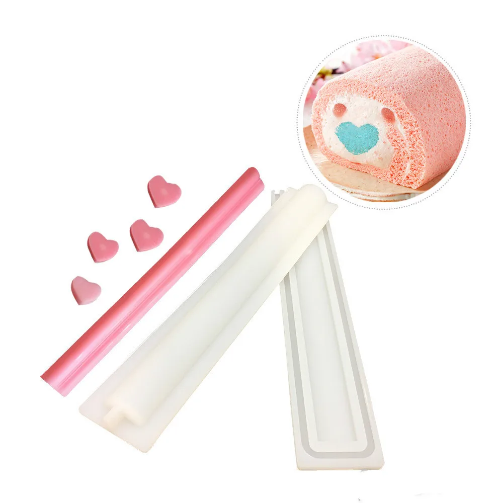Различные трубки DIY форма для мыла свечи Длинные сэндвичи силиконовая сердце