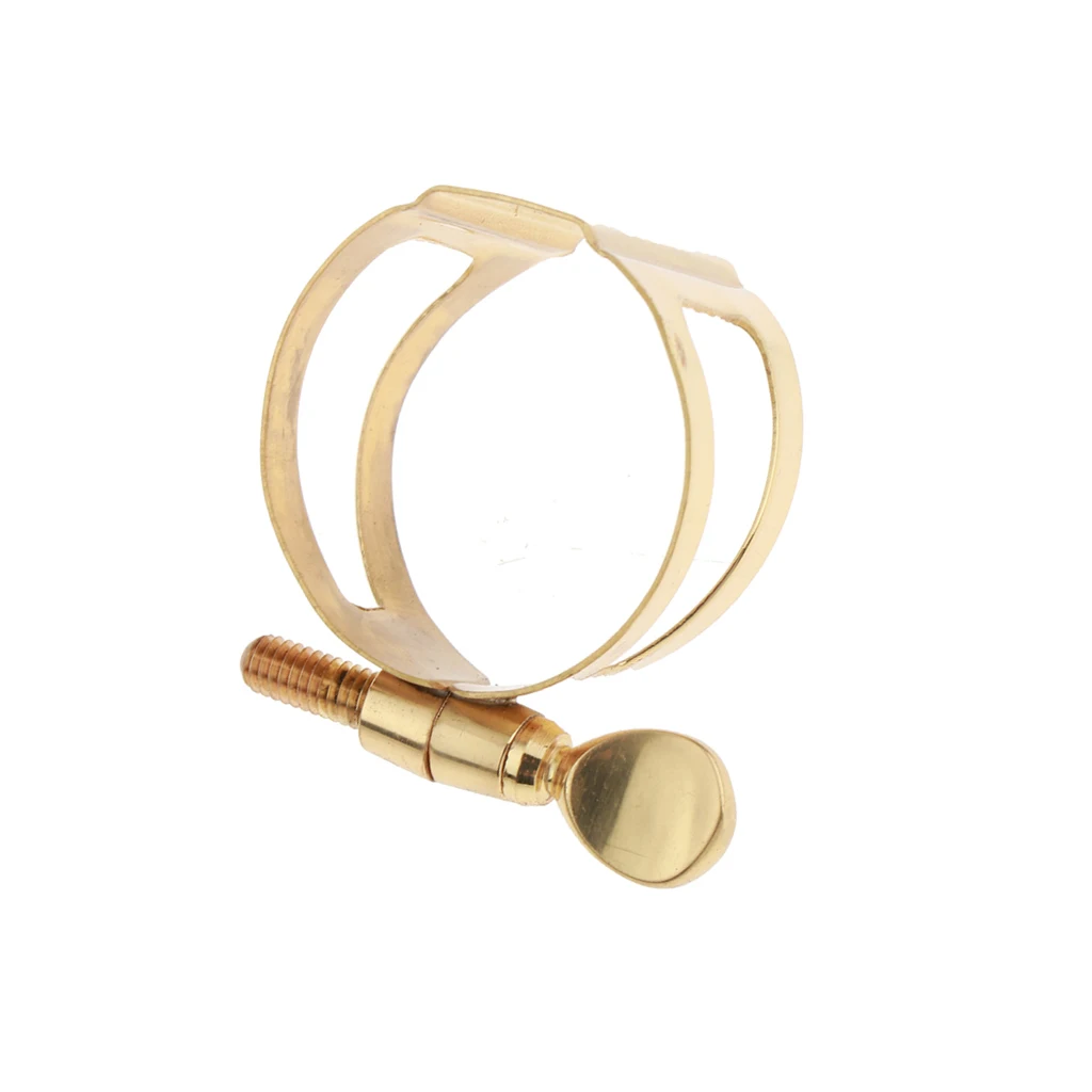 Прочный Alto, саксофон, латунь Sax Лигатура мундштука зажим DIY для саксоониста