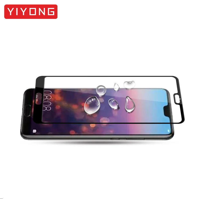25 шт./лот YIYONG 5D полное покрытие стекло для Huawei P20 Lite Plus закаленное Защита экрана Pro P