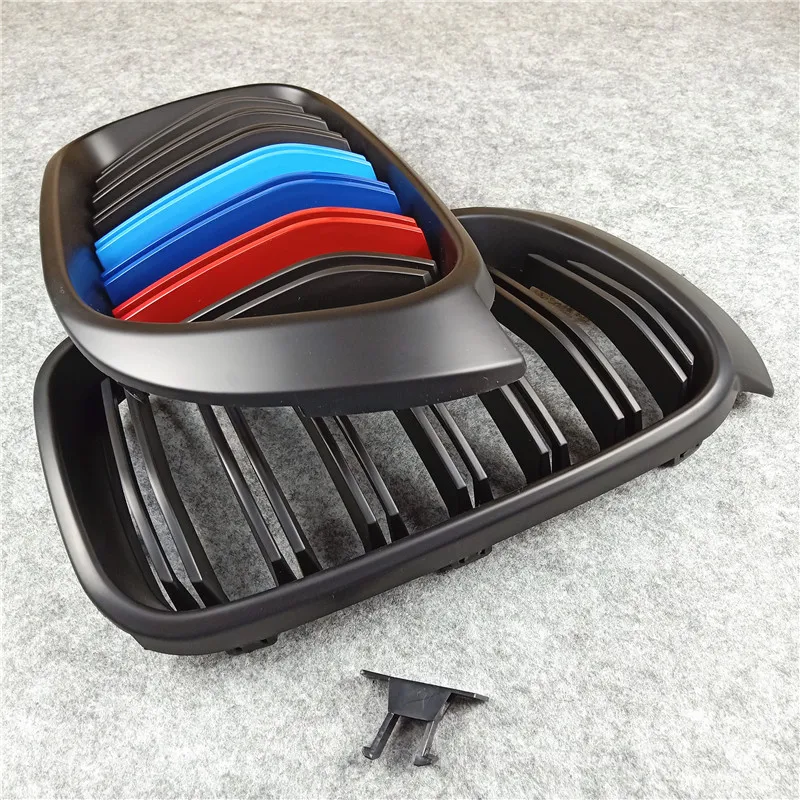Одна пара ABS 2014 2018 Matte M Color X4 X3 для передних автомобилей BMW F25 F26 двойная планка