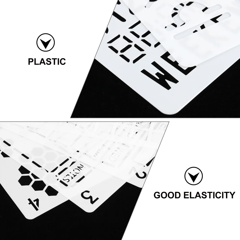 

24pcs DIY Journal Stencils Reusable Painting Templates Planner Stencils for Kids