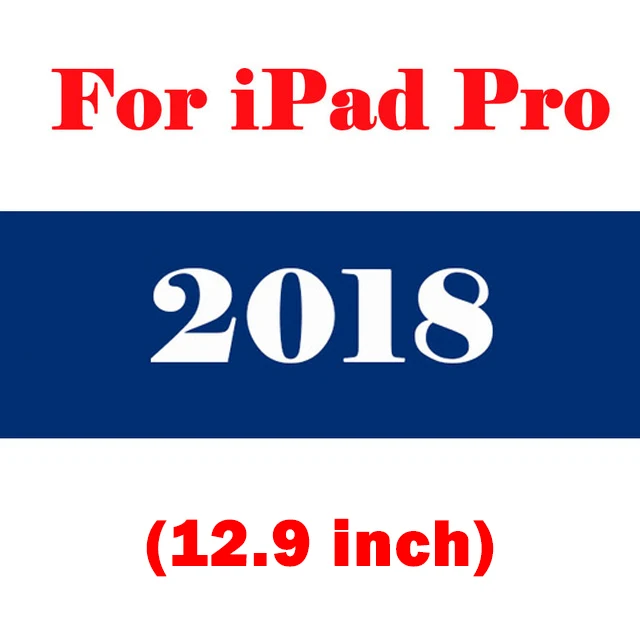 IPadPro 12,9 дюймов закаленное стекло для iPad Pro защита экрана iPed Air 1 2 5 6 9,7 планшет защитный i Pad 11 iPe - Цвет: pro 2018 12.9