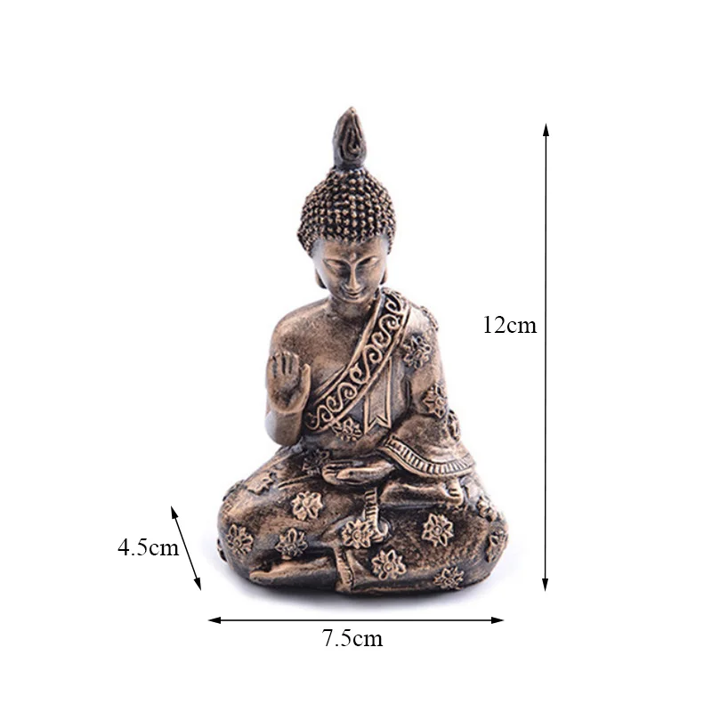 Смола статуя Будды креативный Сад Ретро дзен для медитации орнамент офис Sakyamuni