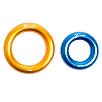 2 pieces 22kn rock climbing rappel ring bail out connector o ring ls climbing accessories
