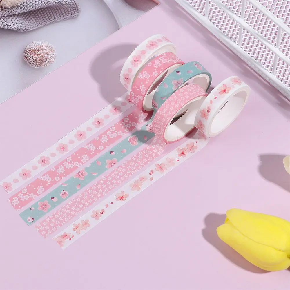 Печатный узор Diy канцелярские принадлежности подарок сетка Сакура Васи милые