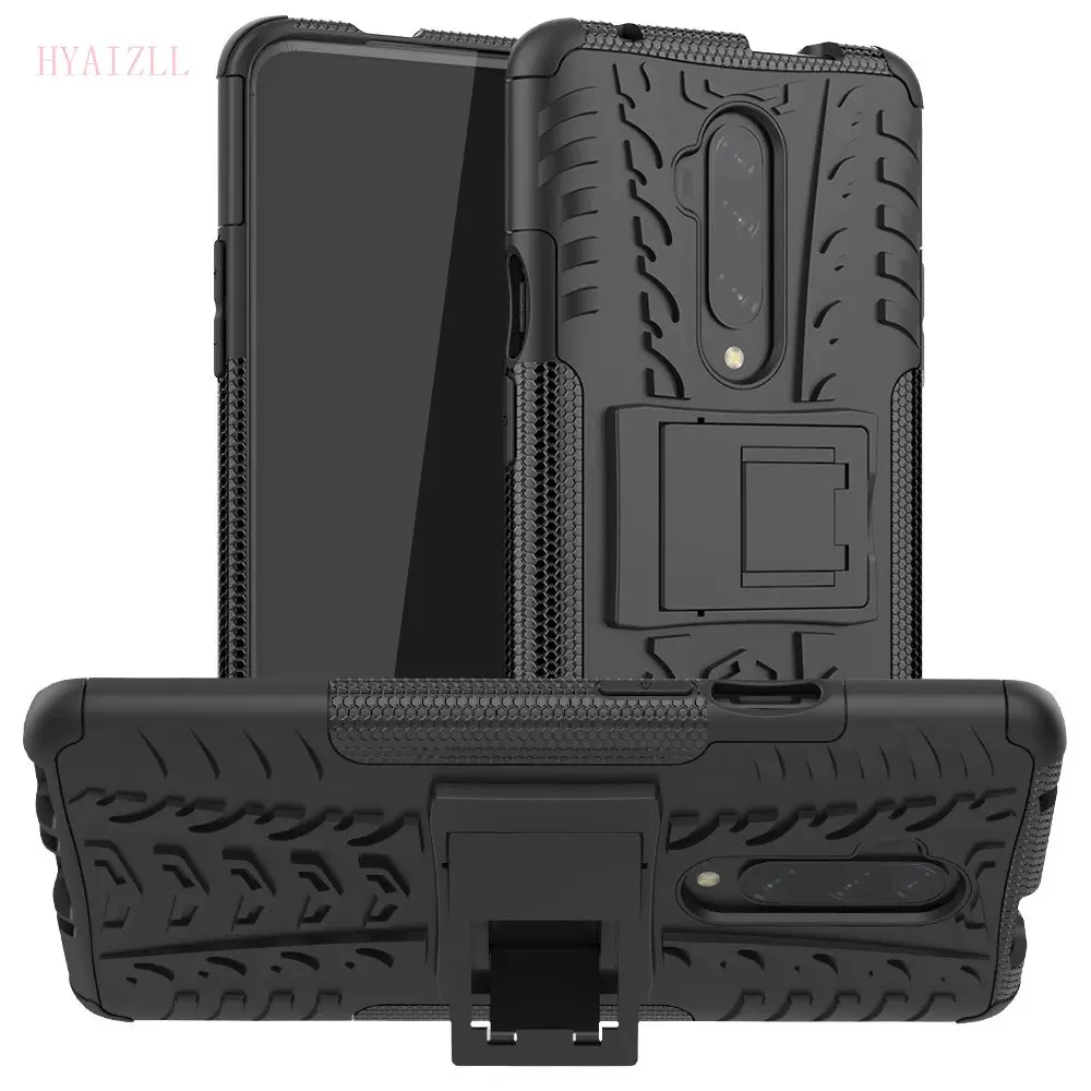 

Shockproof Case for OnePlus 7T Pro 6T CoqueTough Rugged Dual Layer with Kickstand Hard PC Soft TPU Back Protective Cover