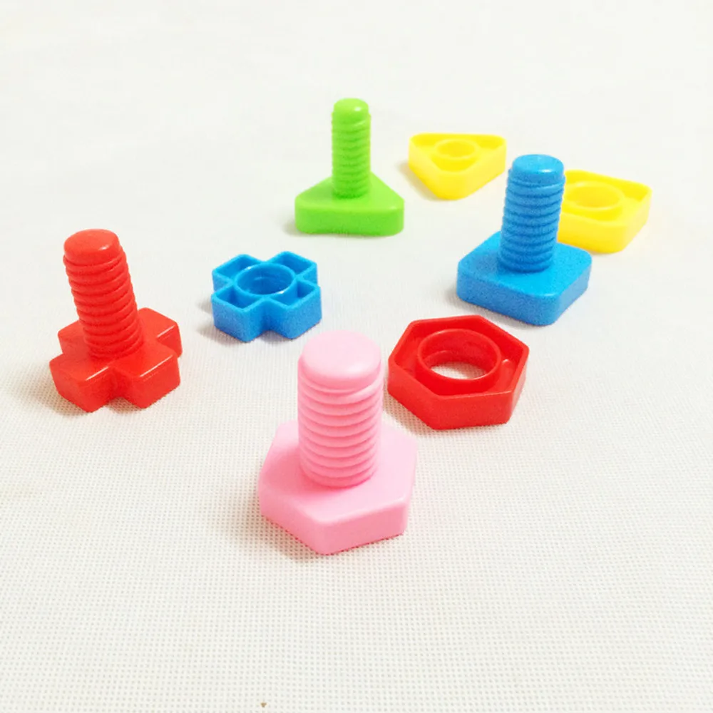 4 шт. игрушка для попугаев жевательные укусы качели клетка гайки болты винтовая