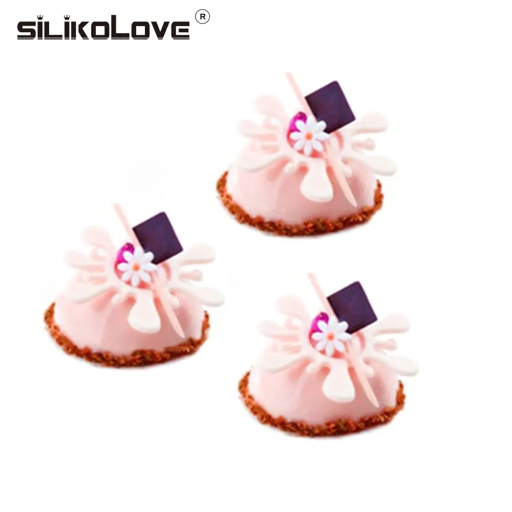 SILIKOLOVE 6 силиконовые полости форма для шоколада жаропрочная 3D инструменты для украшения торта желе для выпечки