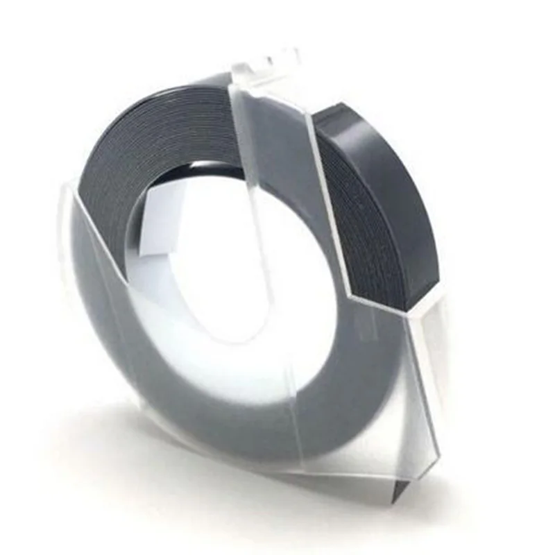 Золотая 3D этикетка мейкер ручное тиснение пополнение ПВХ кассета для DYMO MOTEX