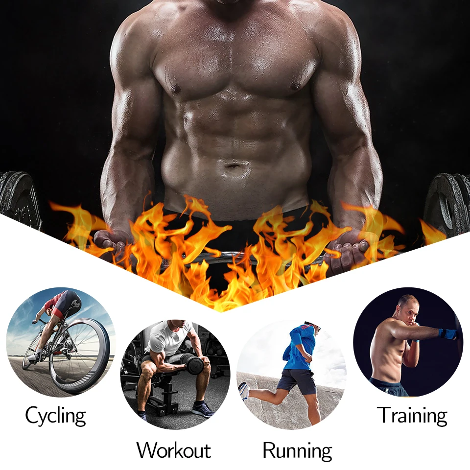 Мужские костюмы для сауны брюки спортивные Леггинсы с завышенной талией