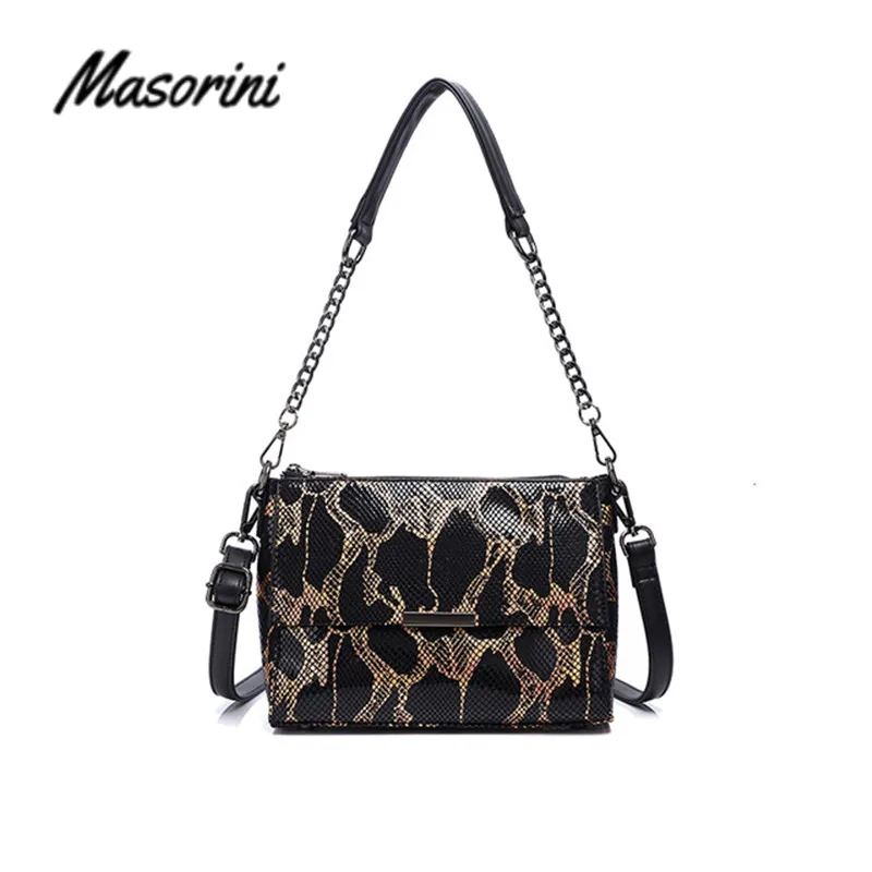 Модные женские сумки через плечо из искусственной кожи леопардовые роскошные