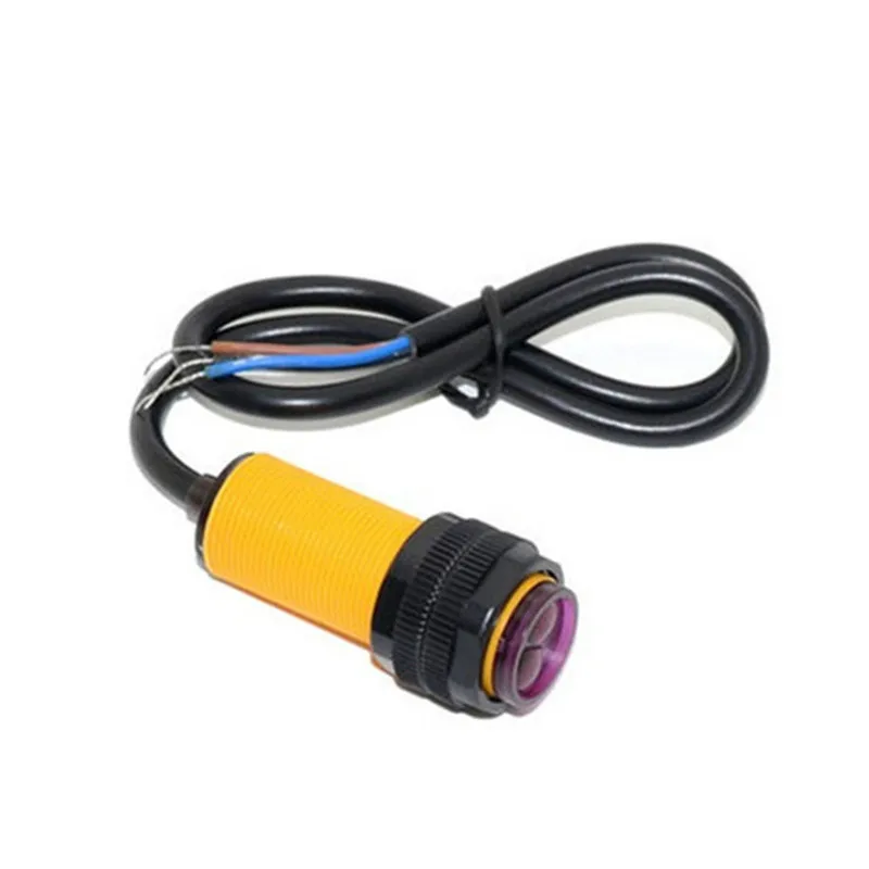

E18-D80NK Smart Car Robot Infrared Obstacle Avoidance Photoelectric Sensor Proximity Switch 3-80cm Detection Range Adjustable