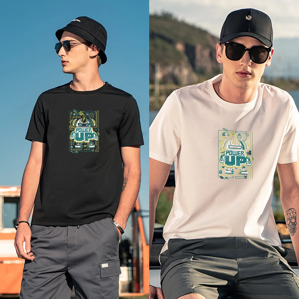 

tshirt short-sleeved top, influence kid, printed T-shirt, cotton T-shirt, comfortable oversized T-shirt