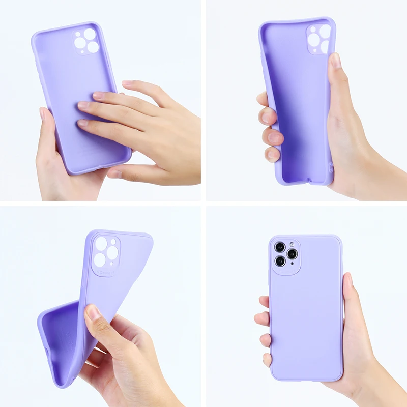 

Camera Protection Case For Iphone 11 Case Silicon Flocking Funda On Iphone 12 Pro Max Mini 7 8 Se 2020 XR X XS 6 6s Plus Covers