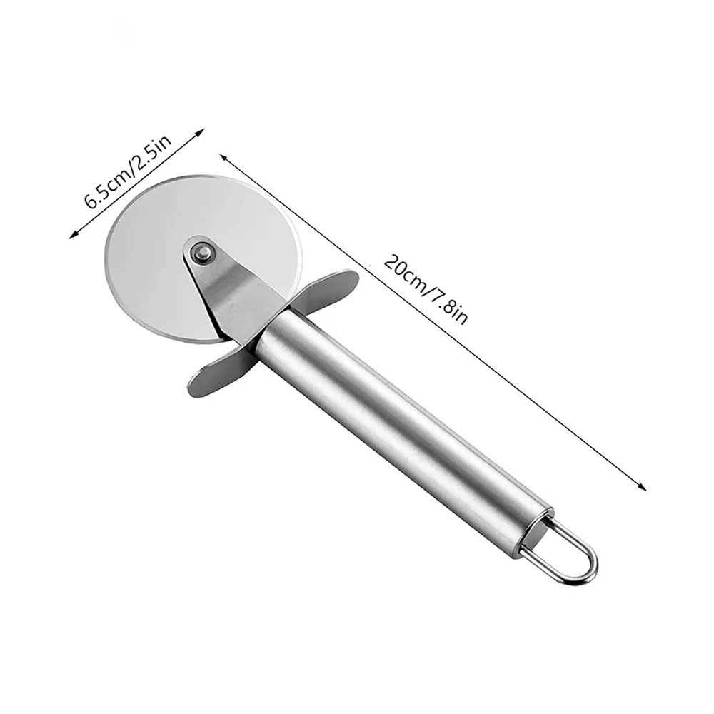 Нержавеющая сталь нож для пиццы круглой разделительный печенья макароны