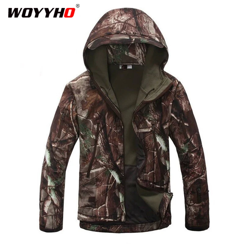 Зимняя Военная Тактическая походная куртка Мужская теплая армейская