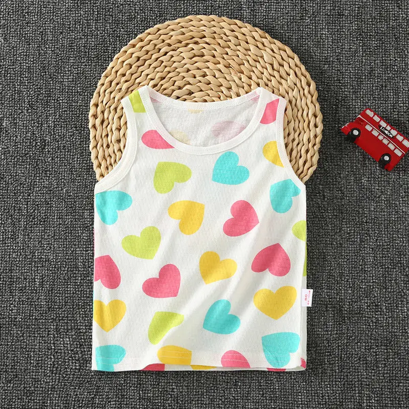 

Ultra Thin Breathable Baby Vest Summer Baby Cool Vest Boy Underwear Vest Middle-aged Children's Summer Dress Sleeveless T-shirt