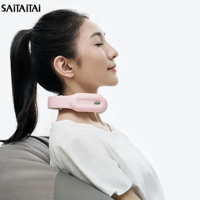 STT Smart Electric Neck and Shoulder Massager Pain Relief Tool Health Care Relaxation Cervical Vertebra Physiotherapy