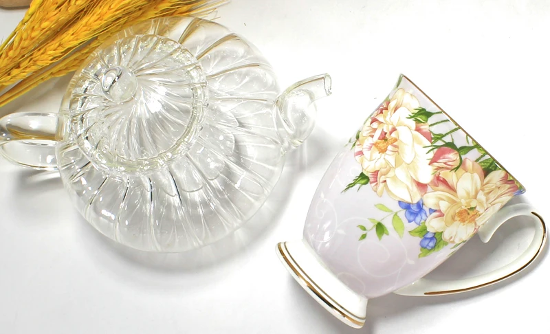 Фарфоровый чайный набор tazas espresso керамический креативный подарок 2 шт. | Дом и сад