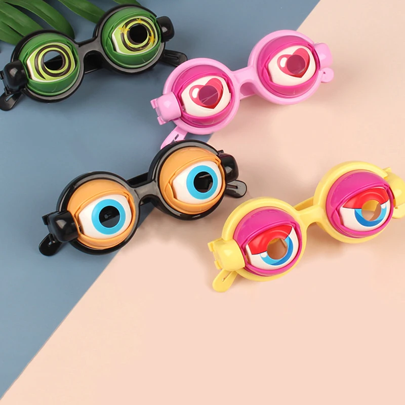 Креативные детские праздничные очки Crazy Eyes забавные розыгрыши новинка игрушки