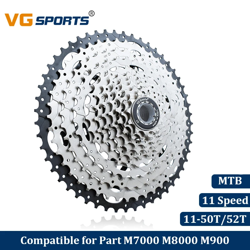 VG спортивный горный велосипед MTB 11 скоростная кассета Velocidade S 50T 52T части