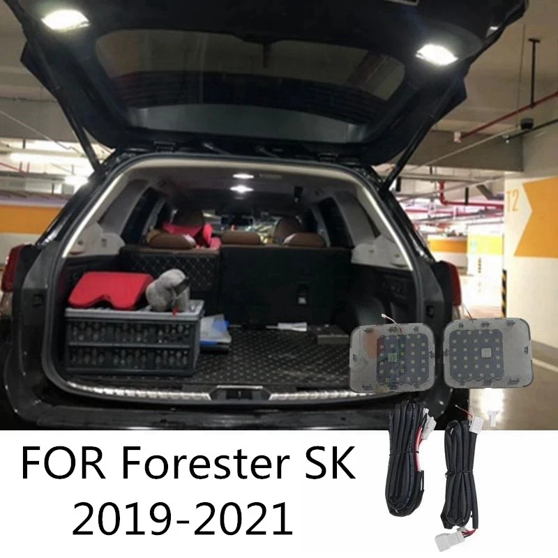 

2Pcs Car LED Trunk Lights Tailgate Lights Trunk Cargo Lights for Subaru Forester 2019 2020 2021
