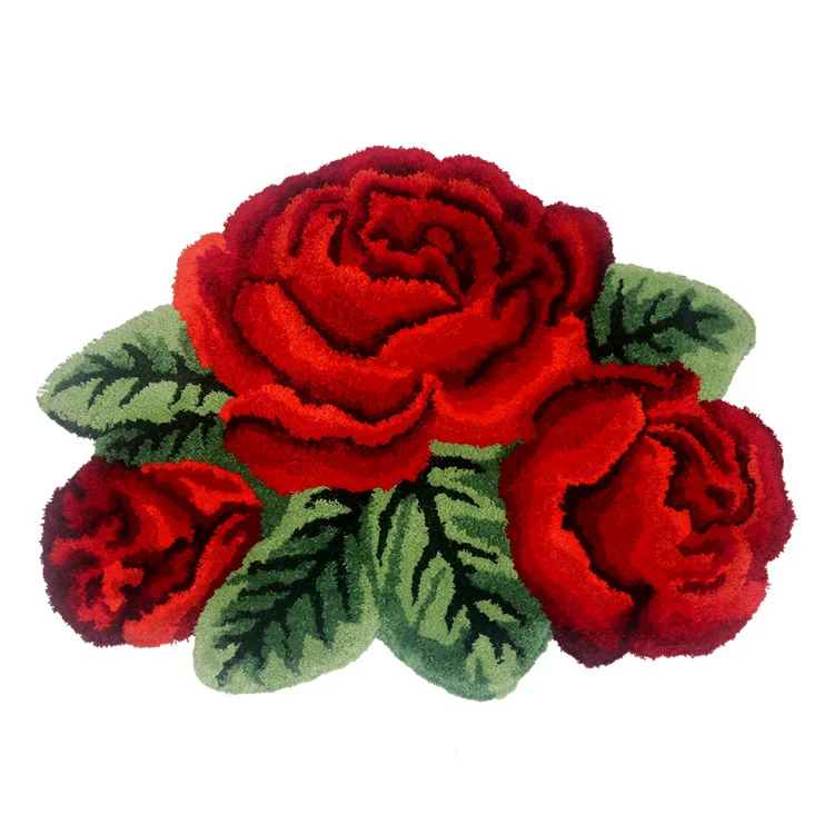 new arrival rose mat door mat bathtub rug bathtub catpet slip resistent mat for bathroom free global shipping