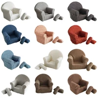 newborn photography props baby posing mini sofa photo posing chair with pillow bebe milestone photoshot studio accessories