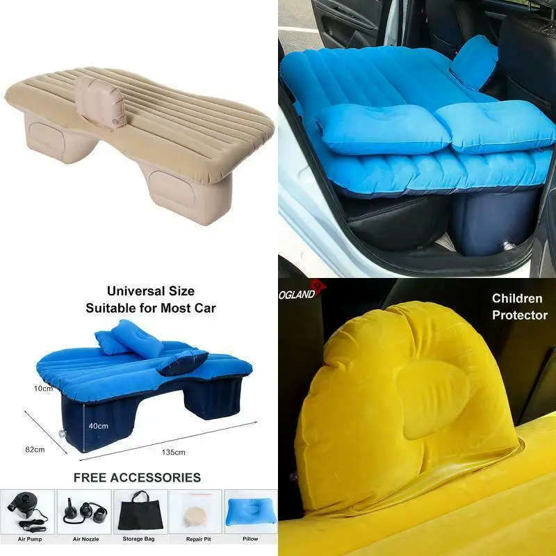 Прочный автомобильный надувной матрас для заднего сиденья дорожная кровать