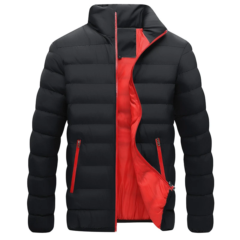 

Men Lightweight Hiking Down Outdoor Camping Cotton-padded Jacket Warm Coat Windproof Thicken Climbing Sportswear Male