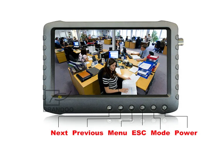 1080P AHD dvr 7 дюймов HD портативный DVR монитор cctv камера Дисплей Монитор для FHD TVI |