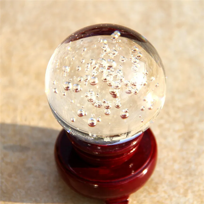 Хрустальный стеклянный шар 60 мм Искусственный хрустальный сферическое