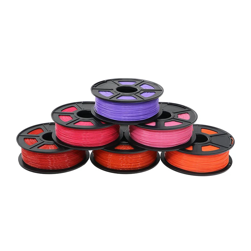 

PLA 3D Printer Filament 10rolls 1kg/2.2lbs 1.75MM High Strength And Strong Rigidity Low Shrinkage Material For Printing Artwork