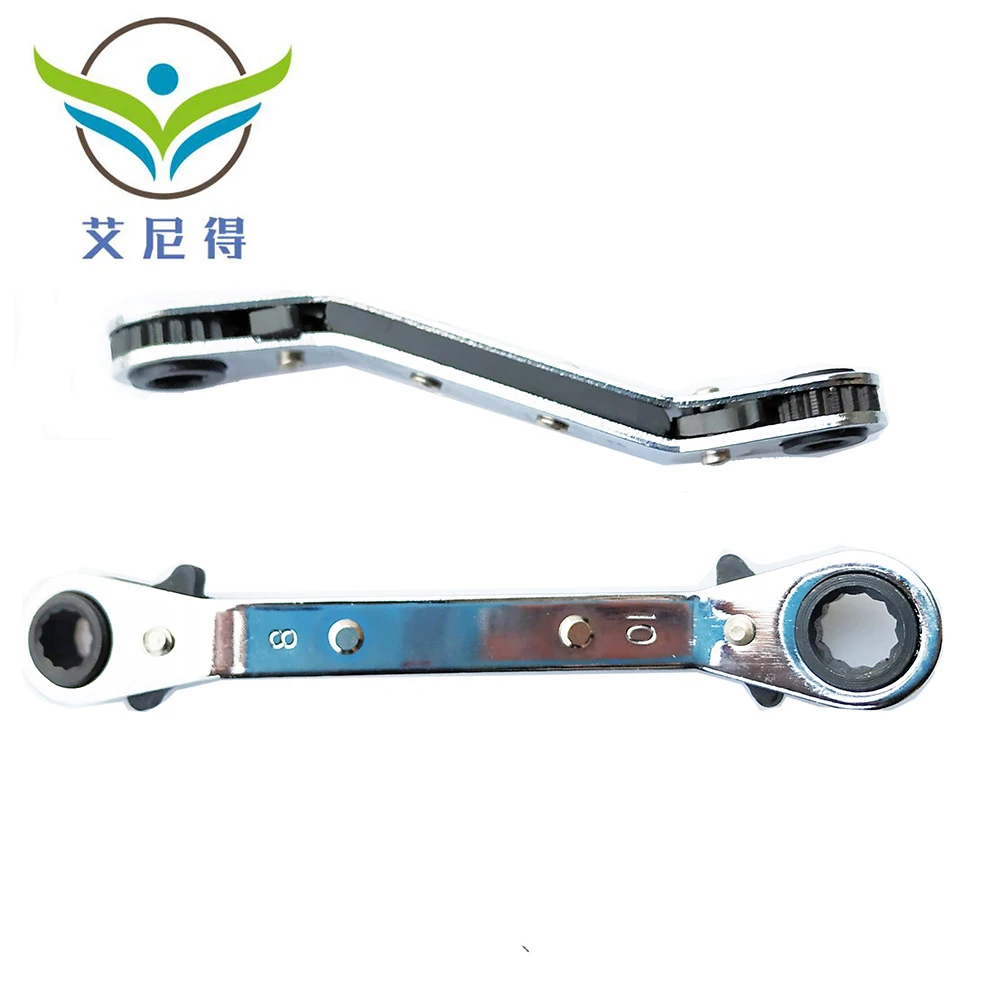 1Pc Useful Metric Offset Double Ring Wrench Spanner Reversible Ratchet Handle Hand Tools | Инструменты