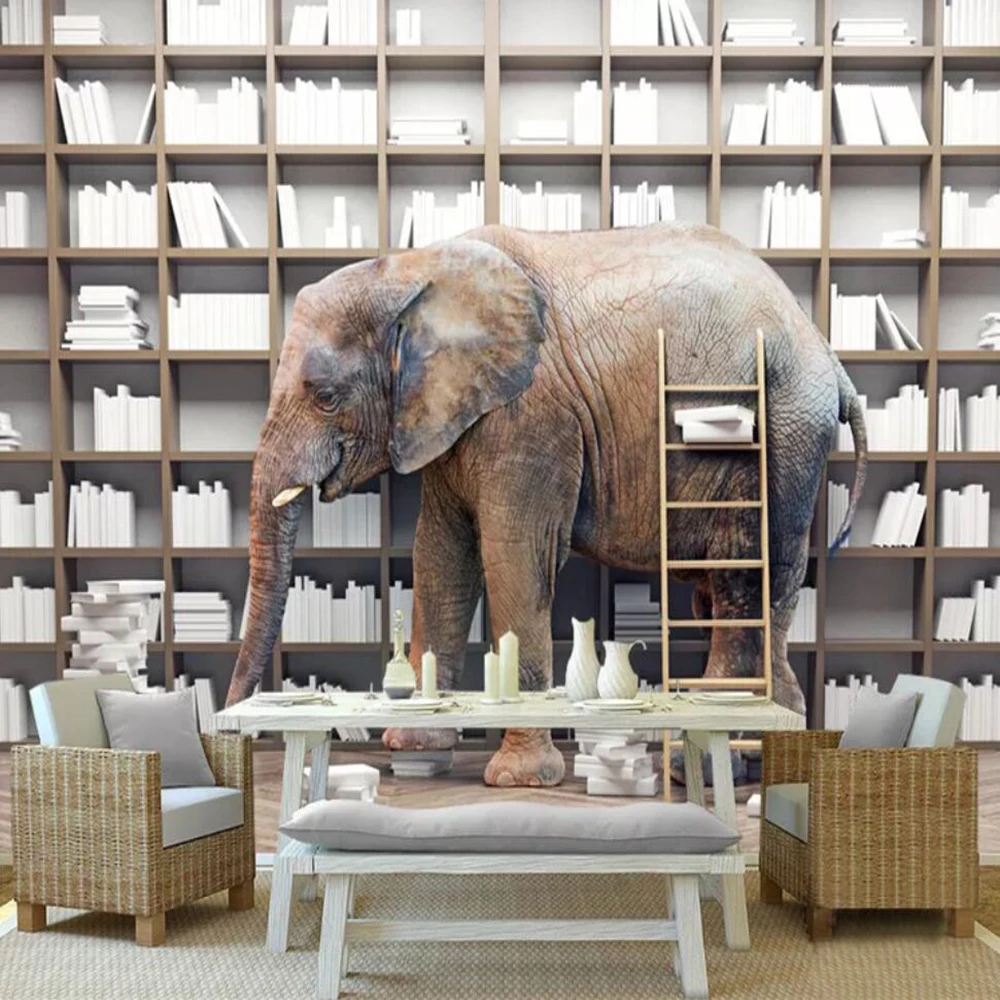 

Настенные 3D обои Milofi на заказ, креативная книжная полка для книг, фоновая стена для телевизора, дивана, гостиной, спальни, декоративные карти...