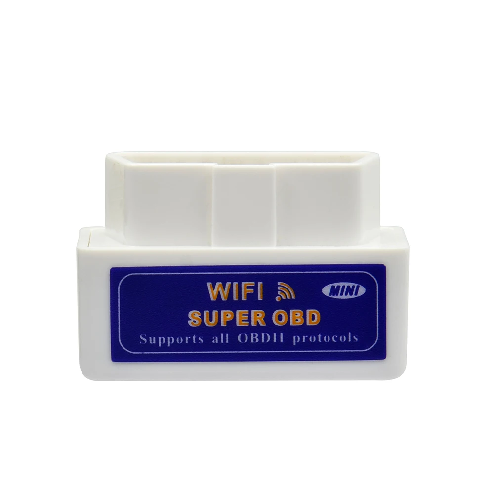 super White WIFI ELM327 OBD2 wifi V1.5 для Android/iOS автомобильный диагностический инструмент с PIC18F25K80 ELM-327 V1.5 - Цвет: super White WIFI