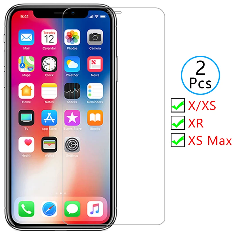 

protective tempered glass for iphone xs max xr x screen protector on iphonex iphonexs iphonexr xsmax mas 5.8 6.1 6.5 film iphon