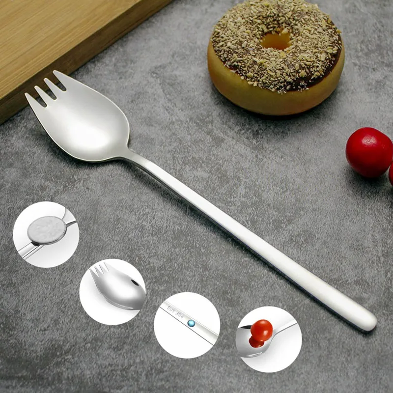 

2 в 1, вилка-ложка для фруктов, 19 см