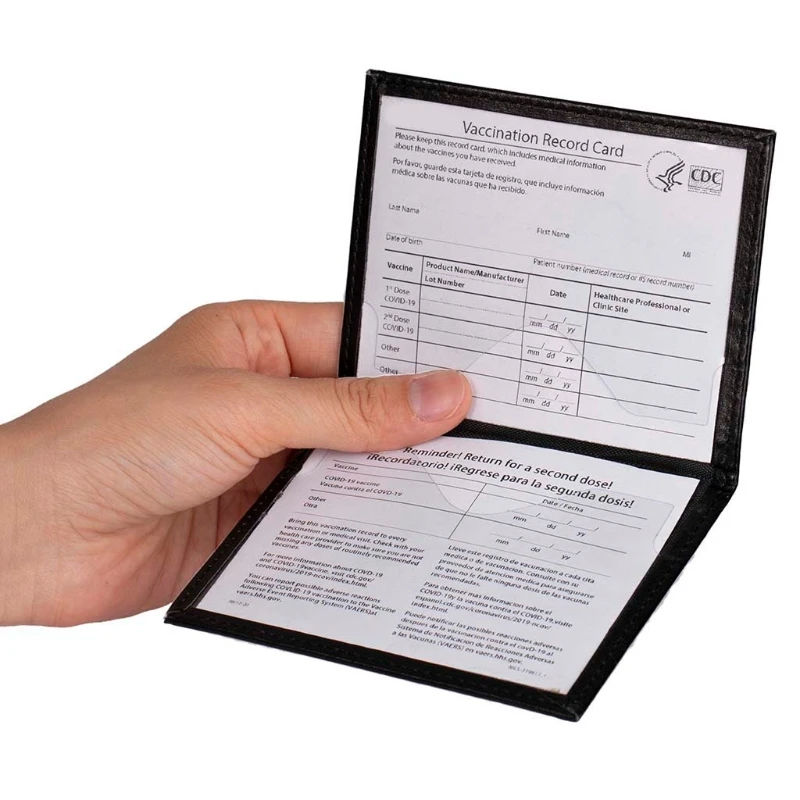 

3x4 Card Holder for CDC Vaccination Card to Protect Your CDC Vaccine Certificate from Getting Wet or Dirty