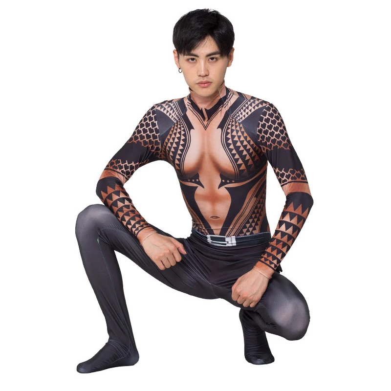 Костюм для косплея аквамена Артура карри колготки велосипедный костюм на