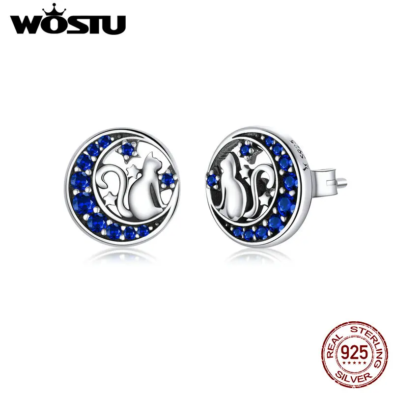 Женские серьги гвоздики из серебра 100% пробы с цирконом|Серьги-гвоздики| |