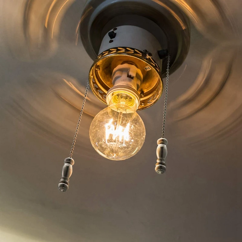 

HOT-4 Pcs Ceiling Fan Pull Chain Lighting Pendant Pull Chain Decorative Fan Pull Chain Extension Ceiling Fan Pulls