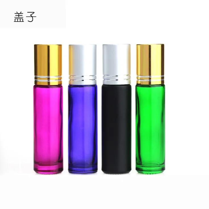 Масляные бутылки парфюмерные флаконы стеклянные крышки с металлическими 10 мл