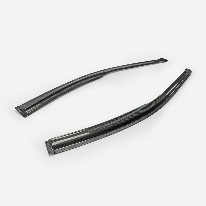 

Оконные Козырьки из углеродного волокна с глянцевой отделкой, дефлектор от солнца, волоконный, для защиты от дождя, подходит для Honda 06-11 Civic, 8 ...