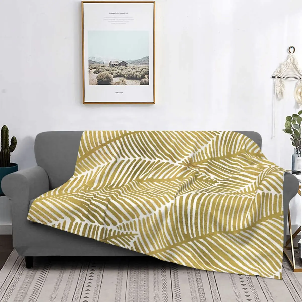 

Manta de oro Tropical, colcha para cama, sofá cama a cuadros, manta térmica de felpa de Anime, alfombra de oración Islámica