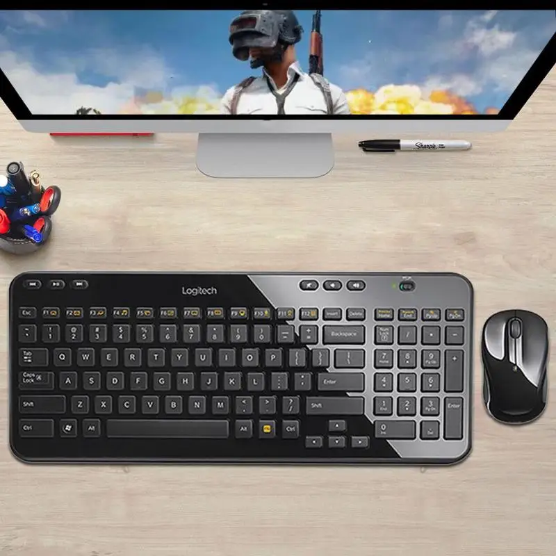 Клавиатура Logitech MK365 мышь комбо USB беспроводной унифицирующий приемник 1000DPI для